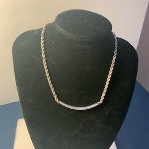 Stamped STERLING Smiley Necklace
